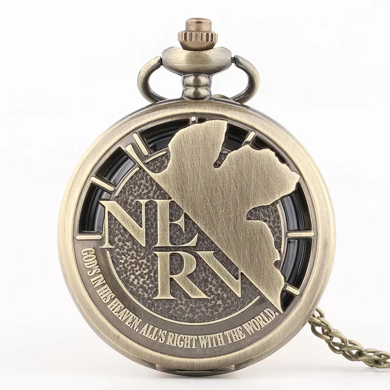 Anime Pendant Necklace - نيون جينيسيس إيفانجيليون إيفا، ساعة جيب