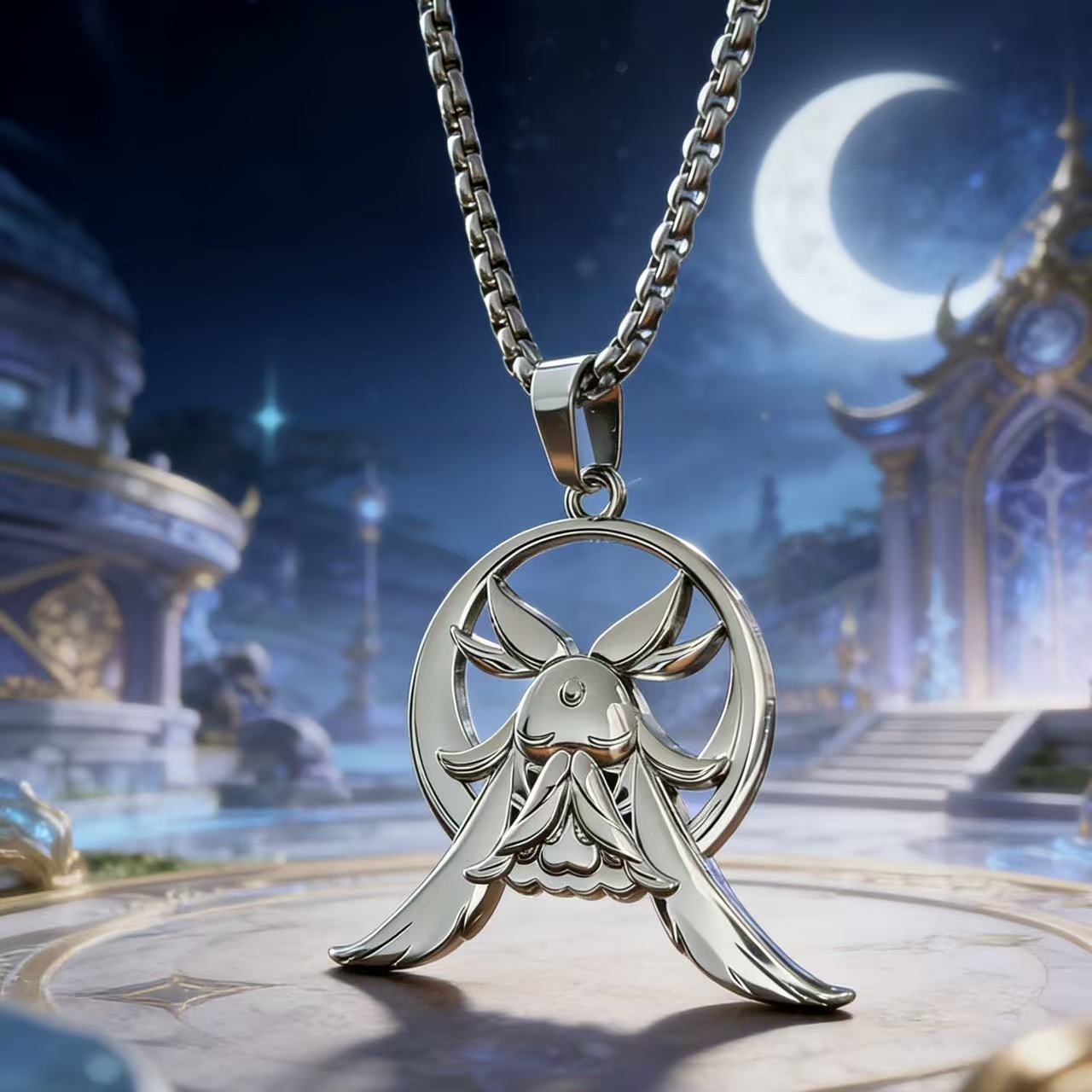 Anime Pendant Necklace - قلادة كولومبينا كوهينكي من لعبة جينشين