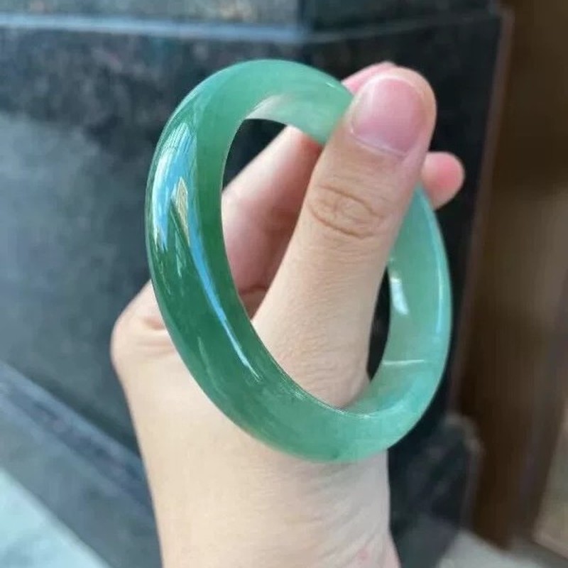 Bracelets - سوار اليشم الأنيق ذو ملمس شمعي-ثلجي،