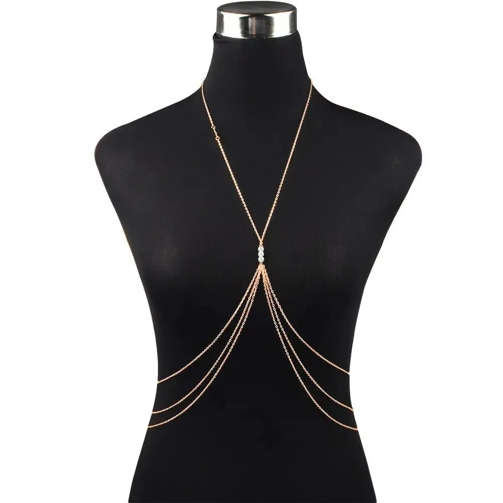 سلسلة جسم نسائية بسيطة وجذابة  - مراجعة Body Jewelry وسعره