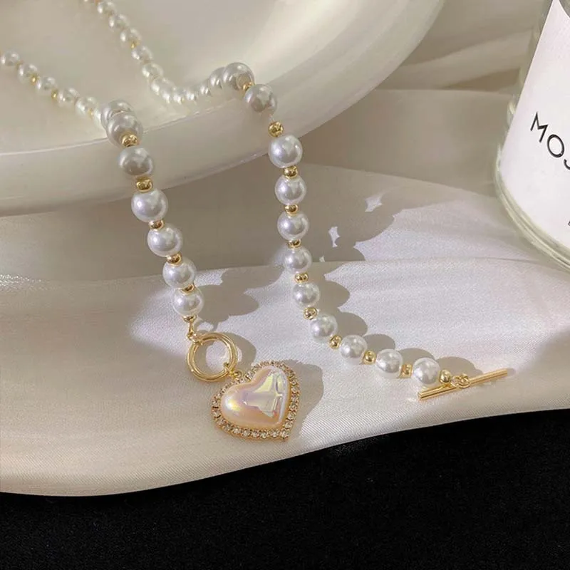 جديد خمر تقليد اللؤلؤ المختنق  - مراجعة Pearl Choker Necklace Vintage وسعره