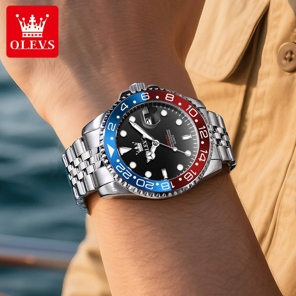 ساعة يد رجالية أصلية من OLEVS  - مراجعة Watch Accessories وسعره