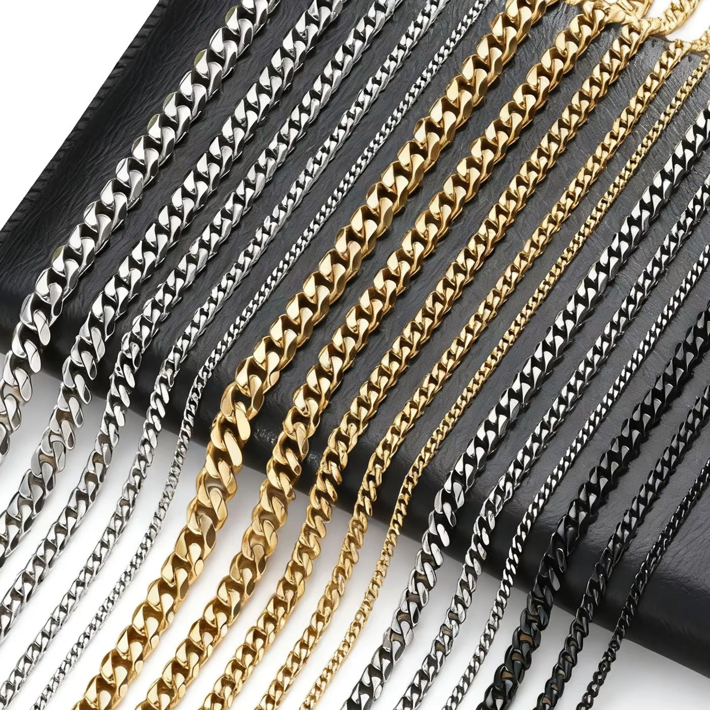 3-11 مللي متر الكلاسيكية الكوب - مراجعة Cuban Link Chain 12Mm وسعره