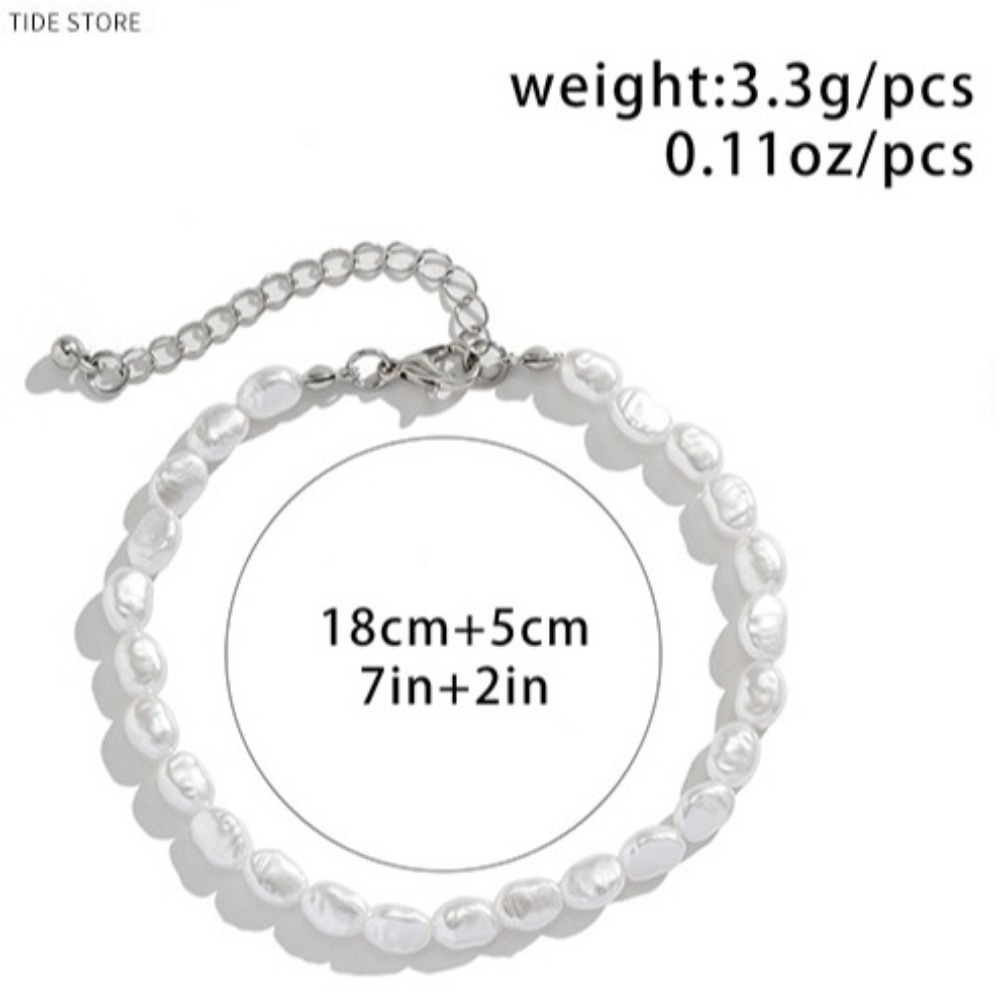 قلادة تشوكر بسيطة من اللؤلؤ ال - مراجعة Pearl Choker Necklace Vintage وسعره