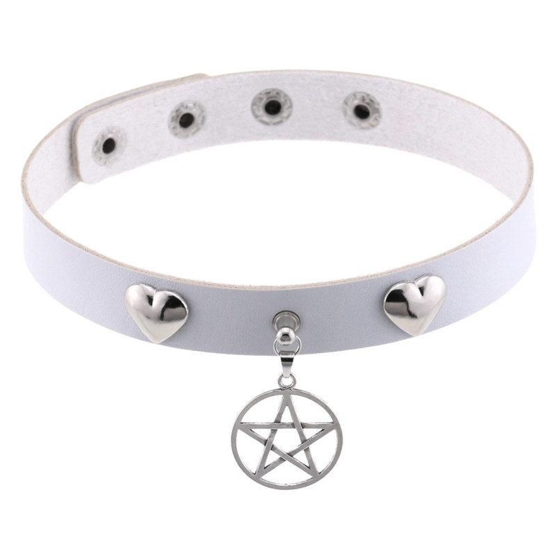 فاسق هالوين ايمو تأثيري الأسود - مراجعة Goth Punk Spike Choker وسعره