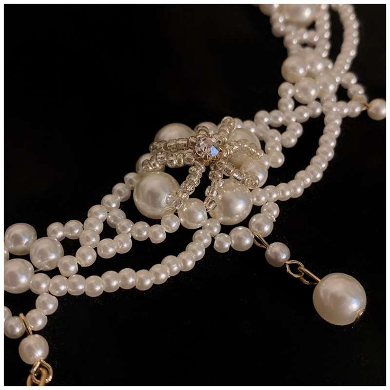 الفاخرة خمر اللؤلؤ المختنق قلا - مراجعة Pearl Choker Necklace Vintage وسعره