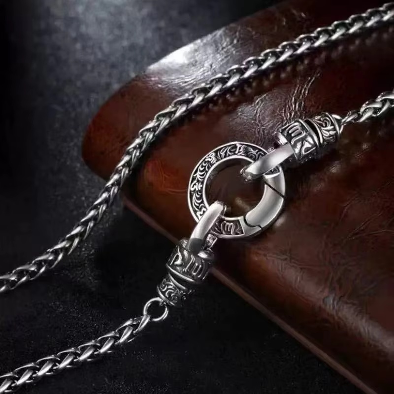 قلادة جديدة من الفضة الإسترلين - مراجعة 925 Sterling Silver Chain Necklace Men وسعره