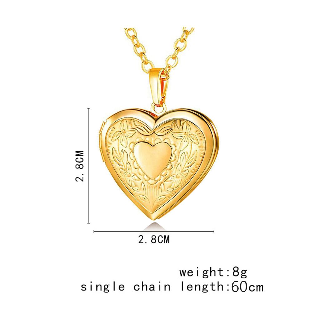 صورة الموضة صورة المنجد قلادة  - مراجعة Heart Locket Necklace Photo وسعره