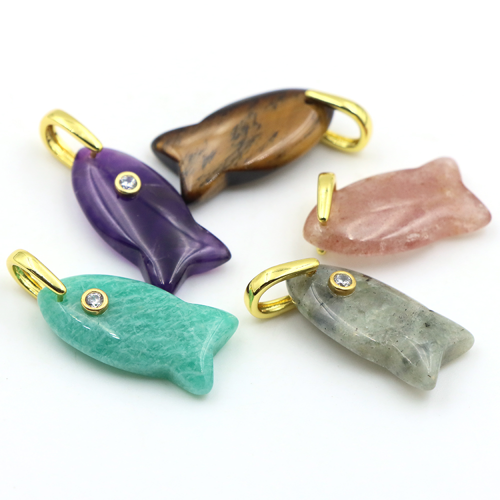 قلادة من الحجر الطبيعي على شكل - مراجعة Crystal Pendant Necklace Natural Stone وسعره