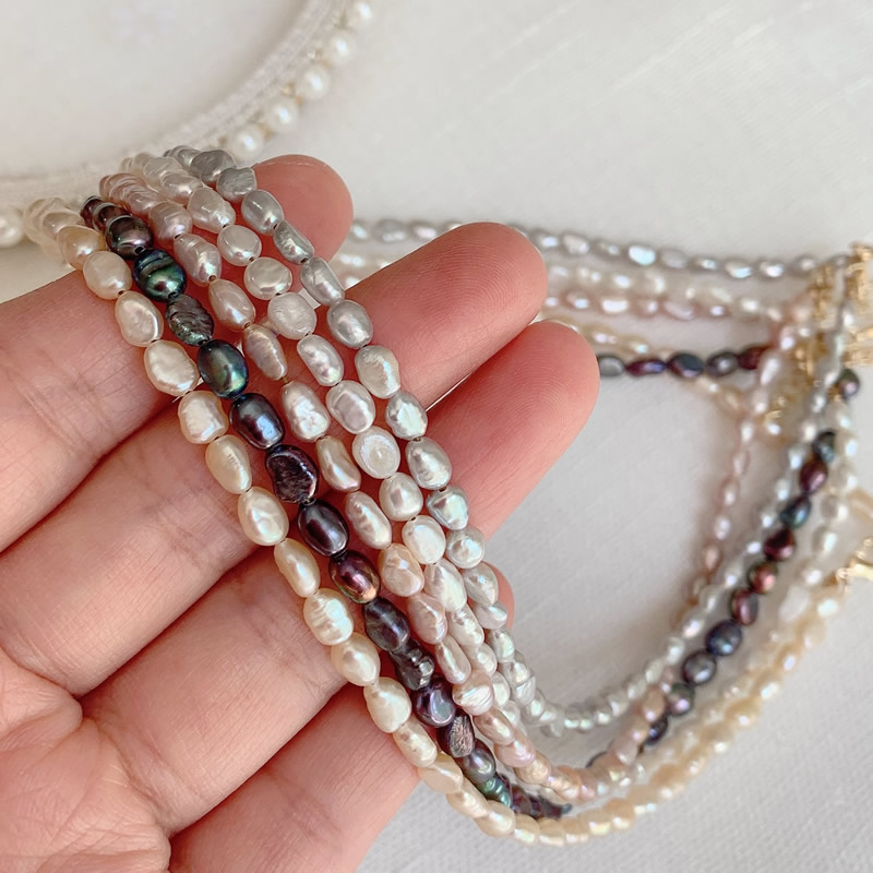 قلادة لؤلؤ المياه العذبة الطبي - مراجعة Pearl Choker Necklace Vintage وسعره