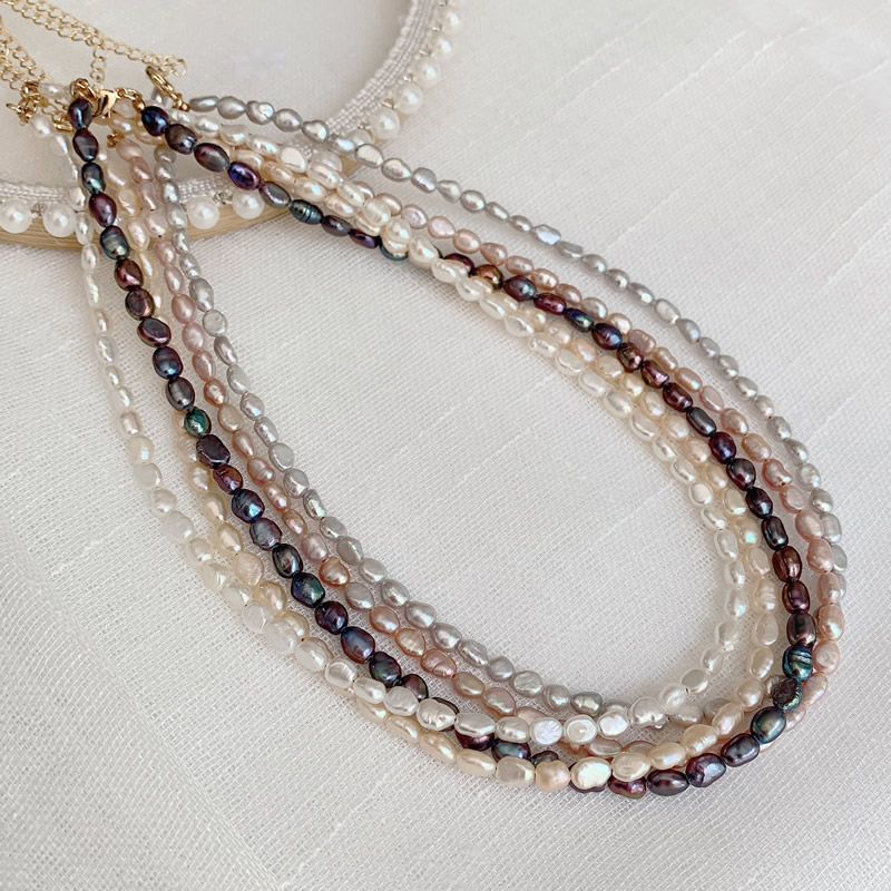 قلادة لؤلؤ المياه العذبة الطبي - مراجعة Pearl Choker Necklace Vintage وسعره