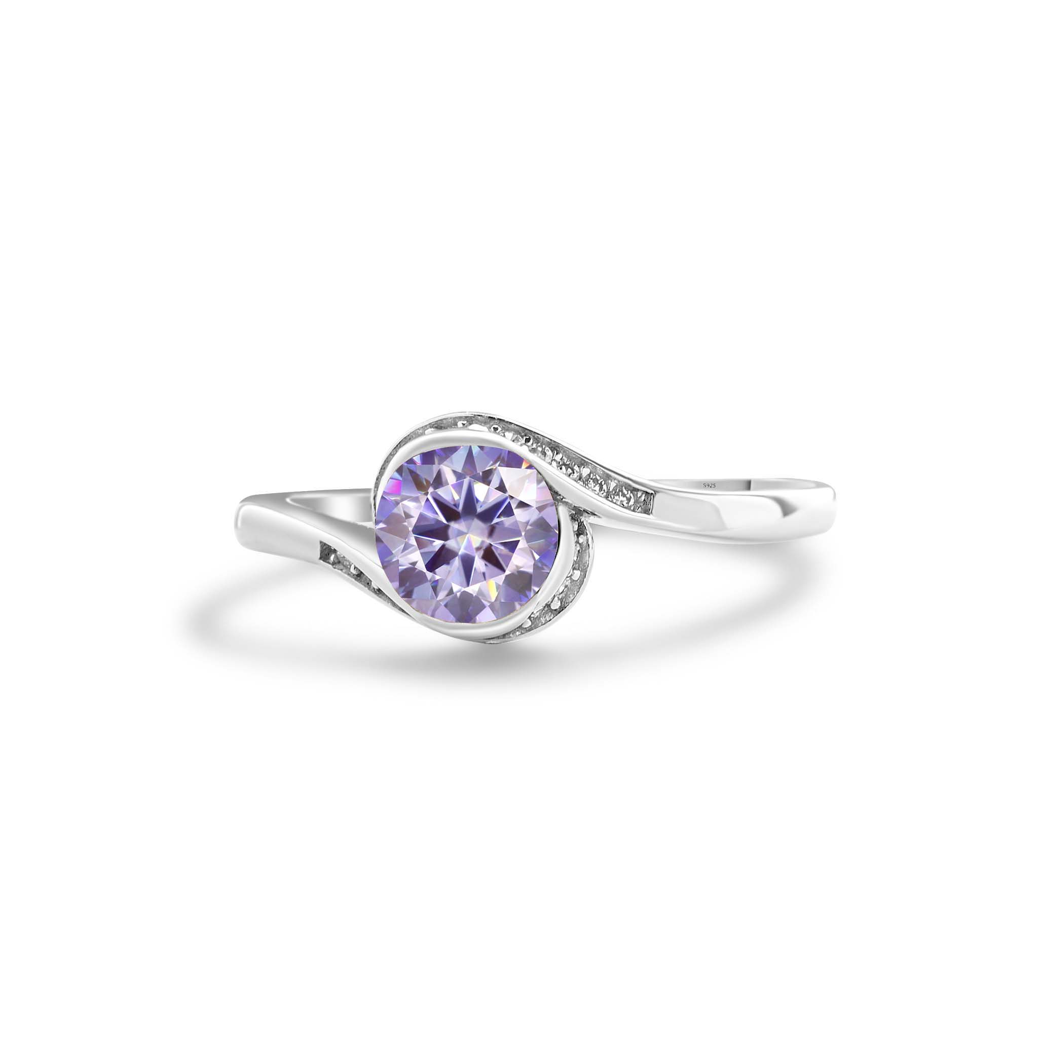 خاتم خطوبة نسائي من الموسانيت  - مراجعة Moissanite Engagement Ring 1 Carat وسعره